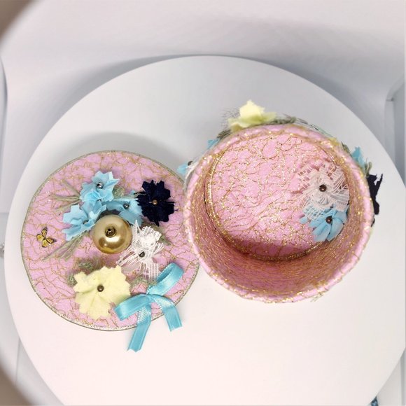 Tooth Fairy Box, Girls Ring Box, Girls Jewelry Box, Bunny Trinket Box - Picture 5 of 5